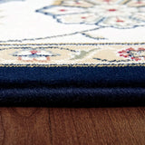 dynamic rugs ancient garden 57365 3464 blue rug