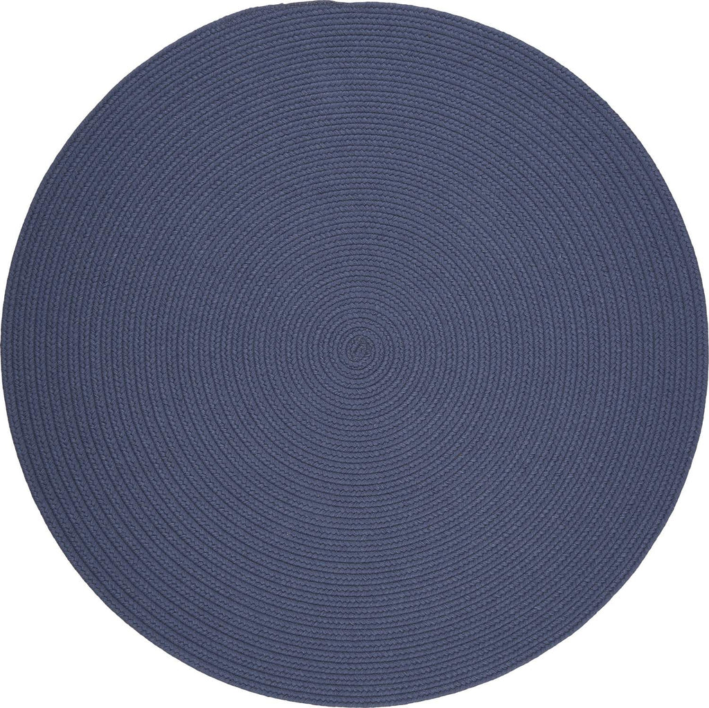 rhody solid wool s102 sailor blue rug