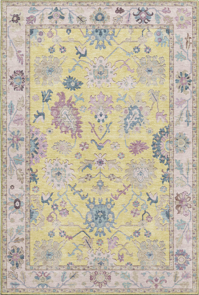dalyn hatay hy7 yellow rug