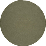 rhody solid wool s111 moss green rug