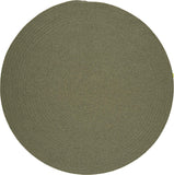 rhody solid wool s111 moss green rug