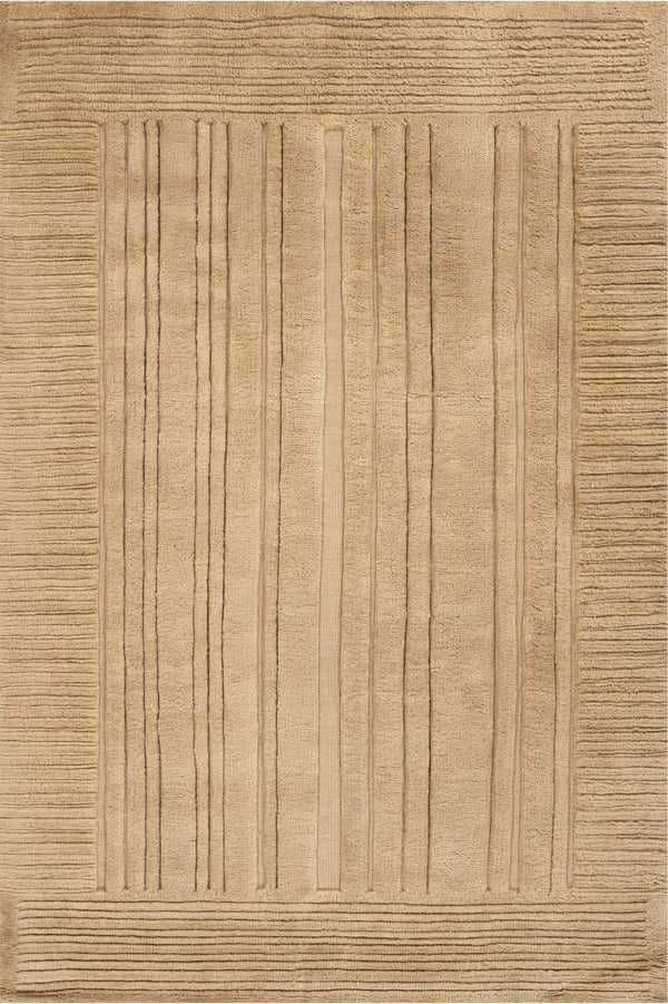 dash albert slione da2552 beige hand knotted wool rug
