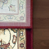 dynamic rugs ancient garden 57365 1464 red rug