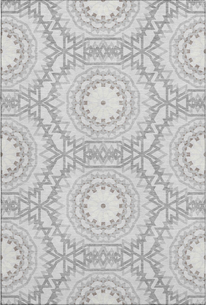 addison mayfield amf619 silver rug