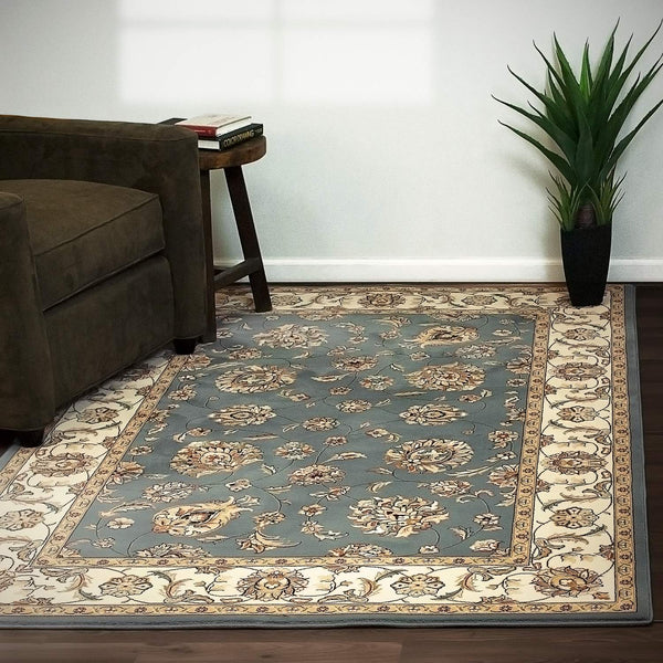 dynamic rugs ancient garden 57365 5464 light blue rug