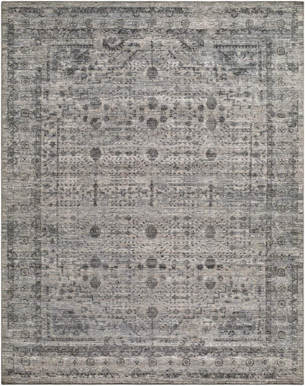 surya zurich zrc 2304 slate gray rug