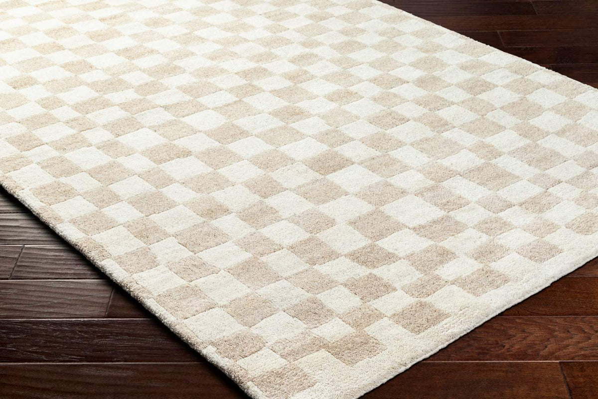 surya damier dmi 2303 ivory rug