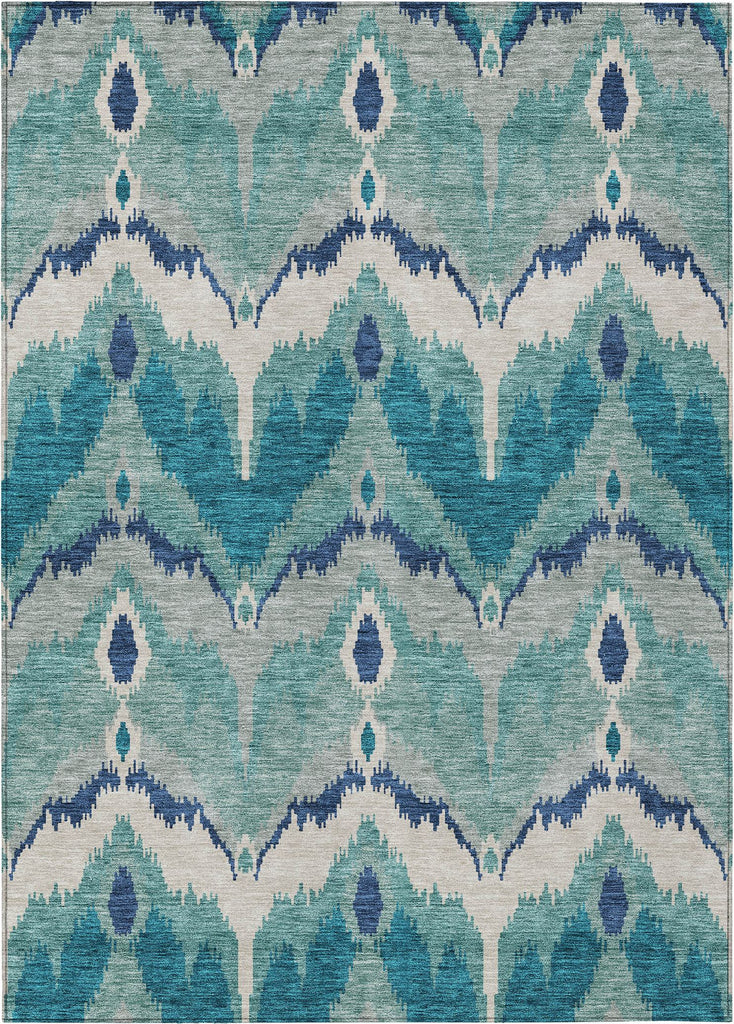 addison chantille acn743 teal rug