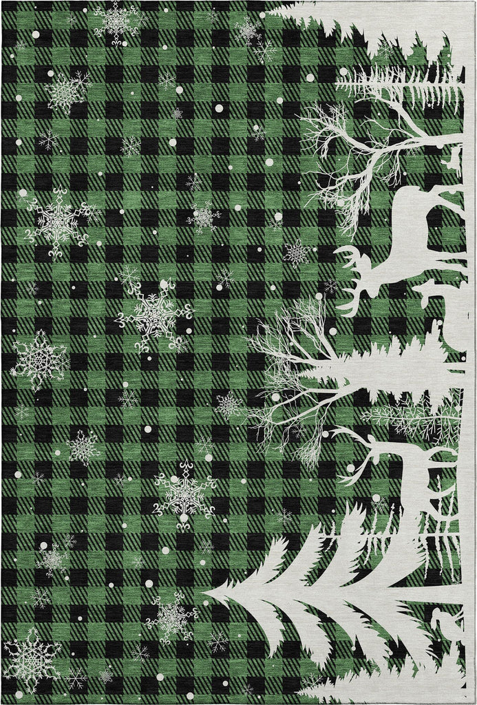 dalyn merry bright my26 green rug