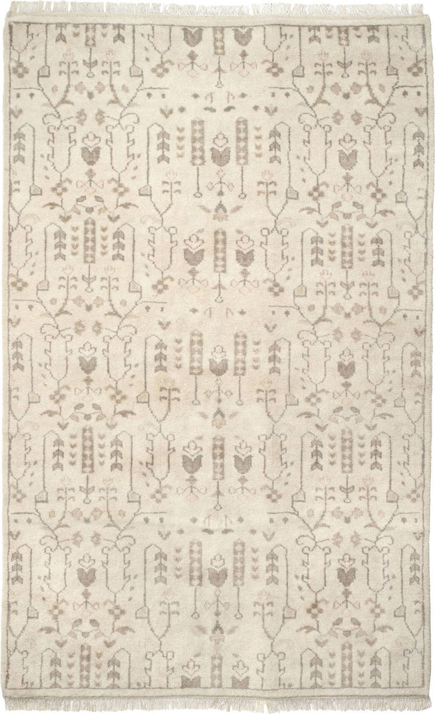 dash albert dara da2306 cream hand knotted wool rug