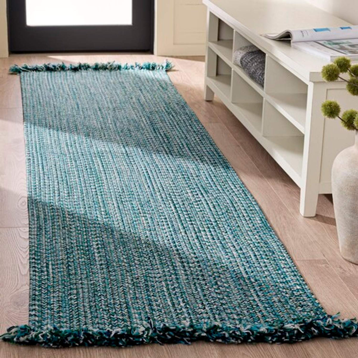 safavieh clearance braided 300 bra301k turquoise rug