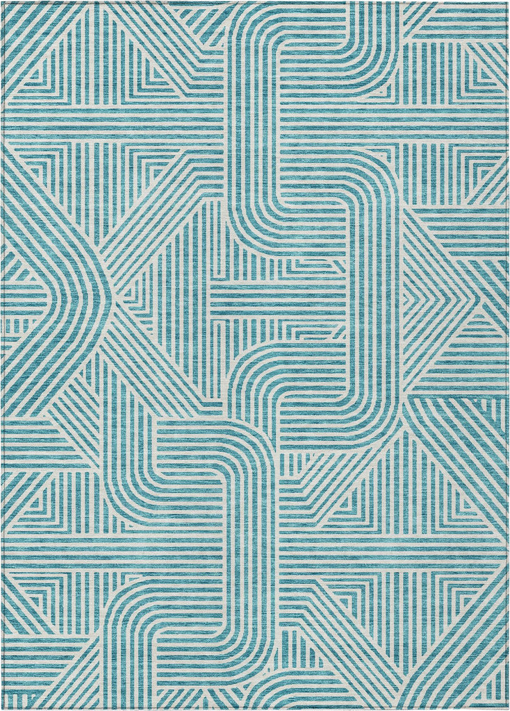addison chantille acn917 teal rug