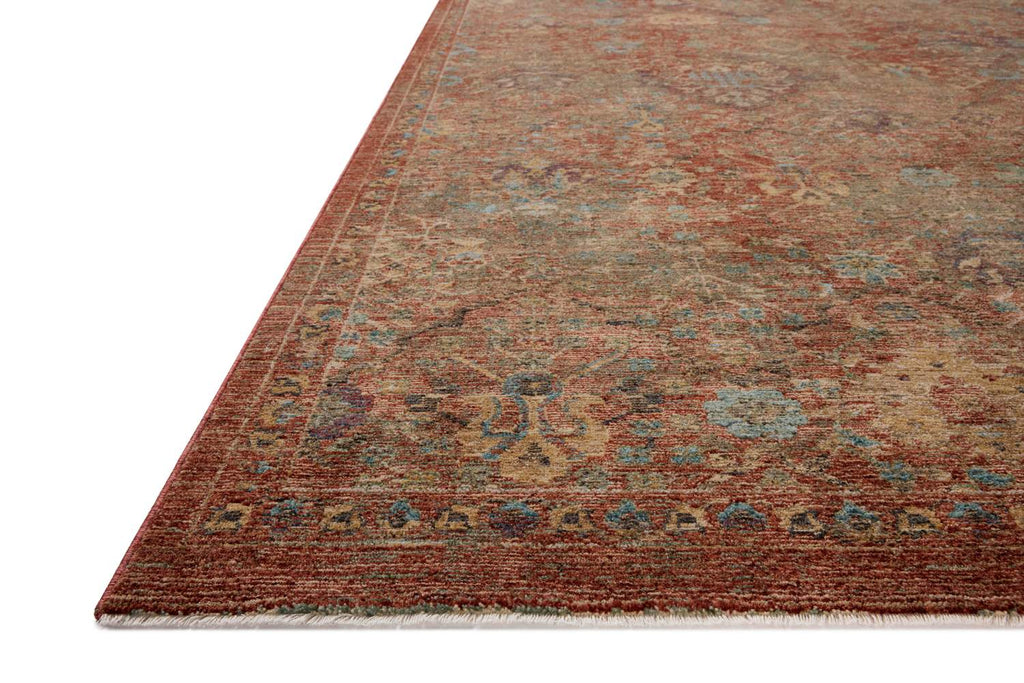 loloi winchester wnc 01 rust multi rug