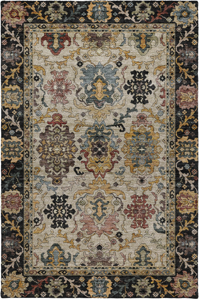 dalyn silk road sr5 black rug