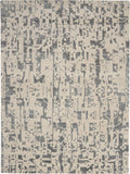 nourison silk shadows sha19 ivory grey rug