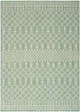 nourison positano pos02 blue green rug