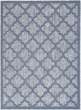 nourison easy care nes01 denim blue rug
