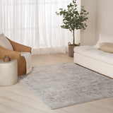 nourison pure shades sad01 grey rug