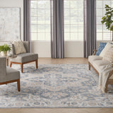 nourison astra machine washable asw12 grey blue rug