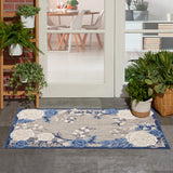 nourison aloha alh32 blue grey rug