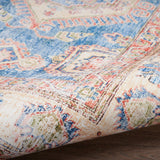 nourison fulton ful08 blue ivory rug