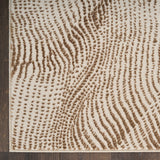 nourison central park west cep01 beige brown rug