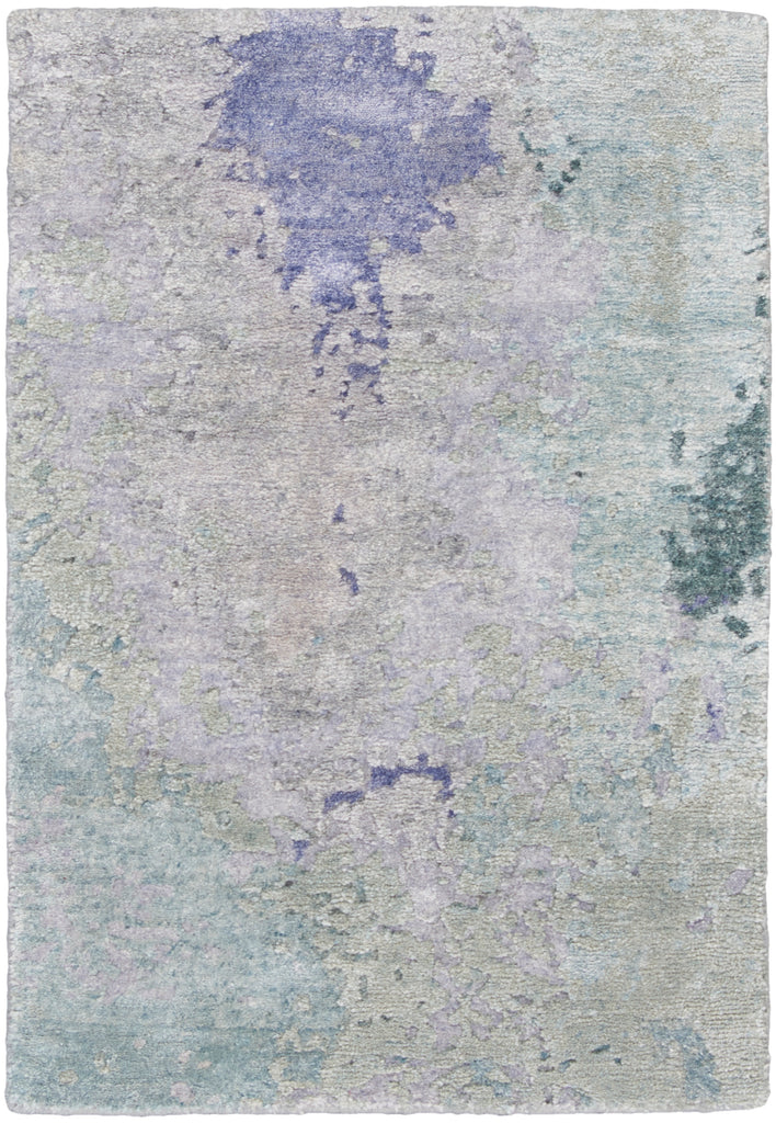 nourison silk shadows sha22 blue green rug