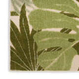 nourison aloha alh40 ivory green rug