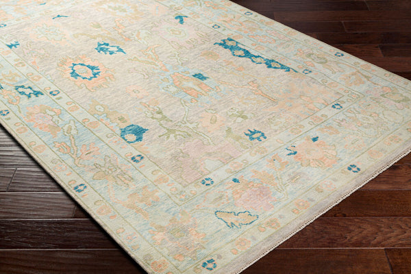 surya ushak usk 2301 light pink rug
