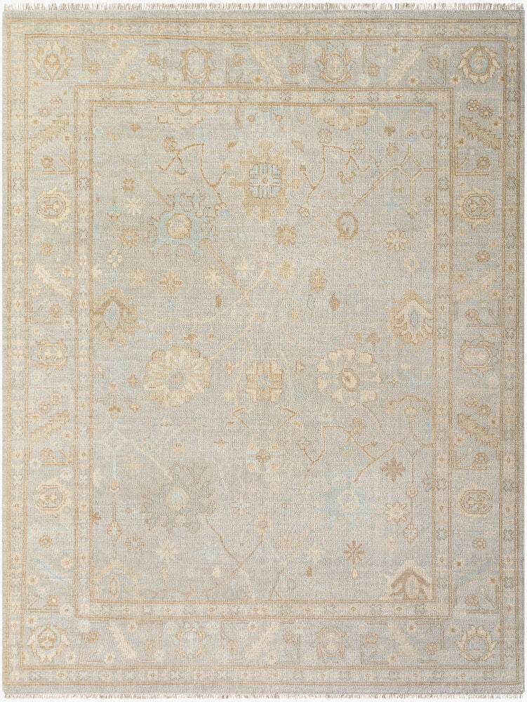 surya ushak usk 2304 pewter rug