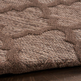 nourison easy care nes01 brown rug