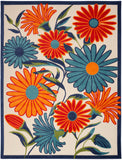 nourison aloha alh33 multicolor rug