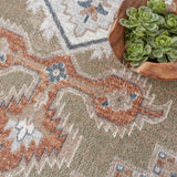 nourison astra machine washable asw11 sage multicolor rug