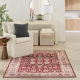 nourison vintage home vnh02 red rug