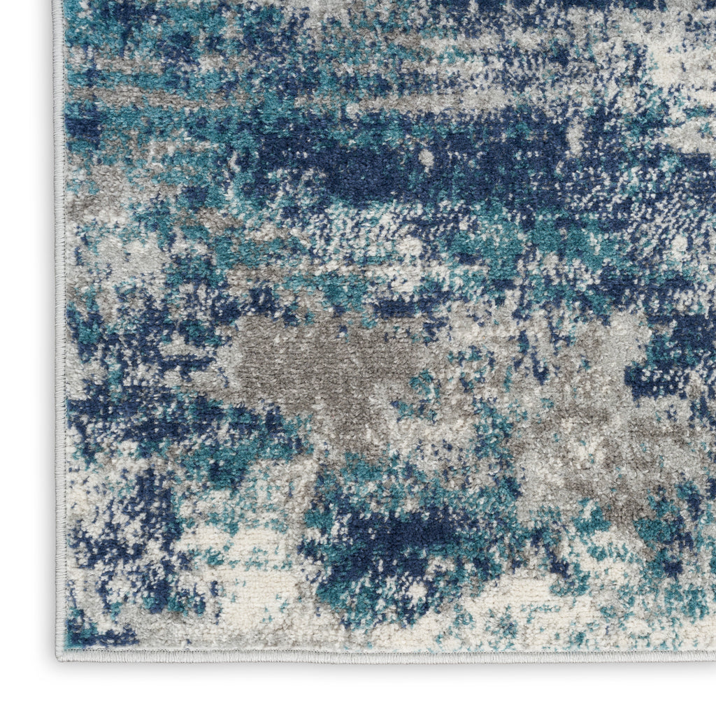 nourison passion psn36 ivory teal rug