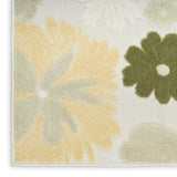 nourison aloha alh42 ivory green rug