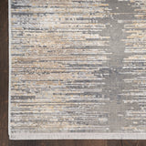 nourison abstract hues abh03 grey gold rug