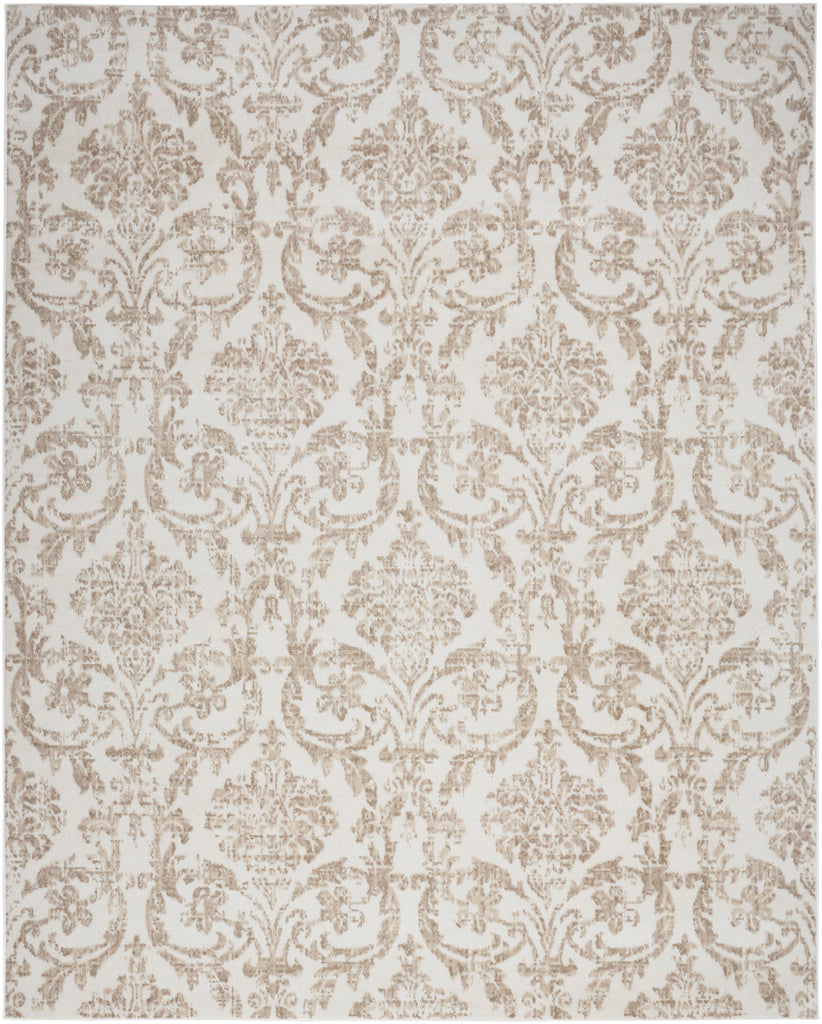 nourison jubilant jub09 ivory beige rug