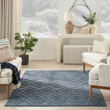 nourison versatile nrv01 navy blue rug