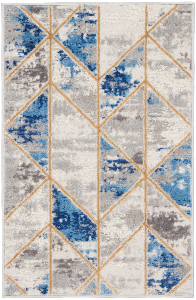 nourison elation etn12 grey multi rug