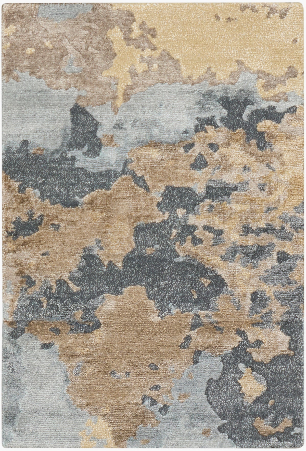 nourison silk shadows sha23 beige blue rug