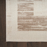 nourison serenity home srh07 mocha ivory rug