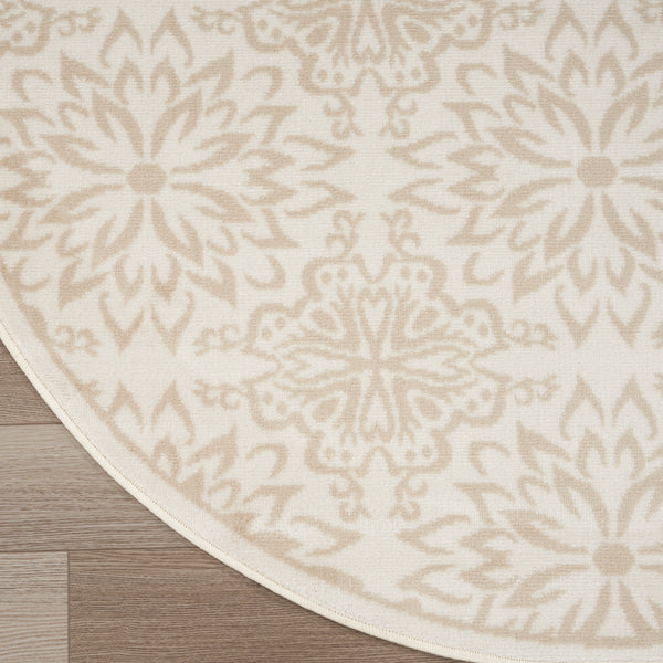 nourison jubilant jub06 ivory beige rug