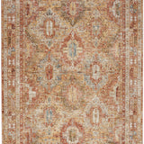 nourison sahar shr01 rust rug