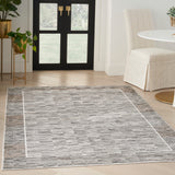 nourison desire dsr02 charcoal grey rug