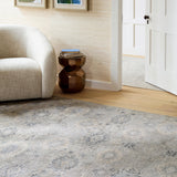 dash albert lila da2309 grey hand knotted wool rug