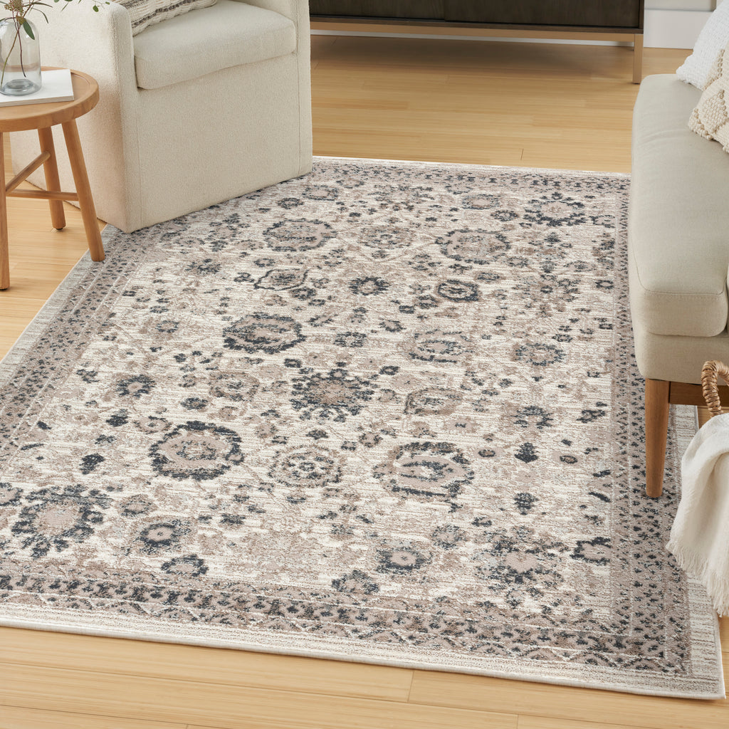 nourison eco cycle ecy02 ivory multicolor rug