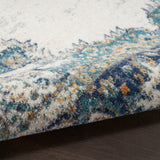 nourison passion psn03 ivory grey blue rug