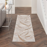 nourison brushstrokes bsk01 beige grey rug