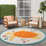 nourison aloha alh27 teal multi rug